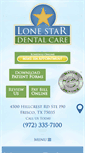 Mobile Screenshot of lonestardentalcare.com